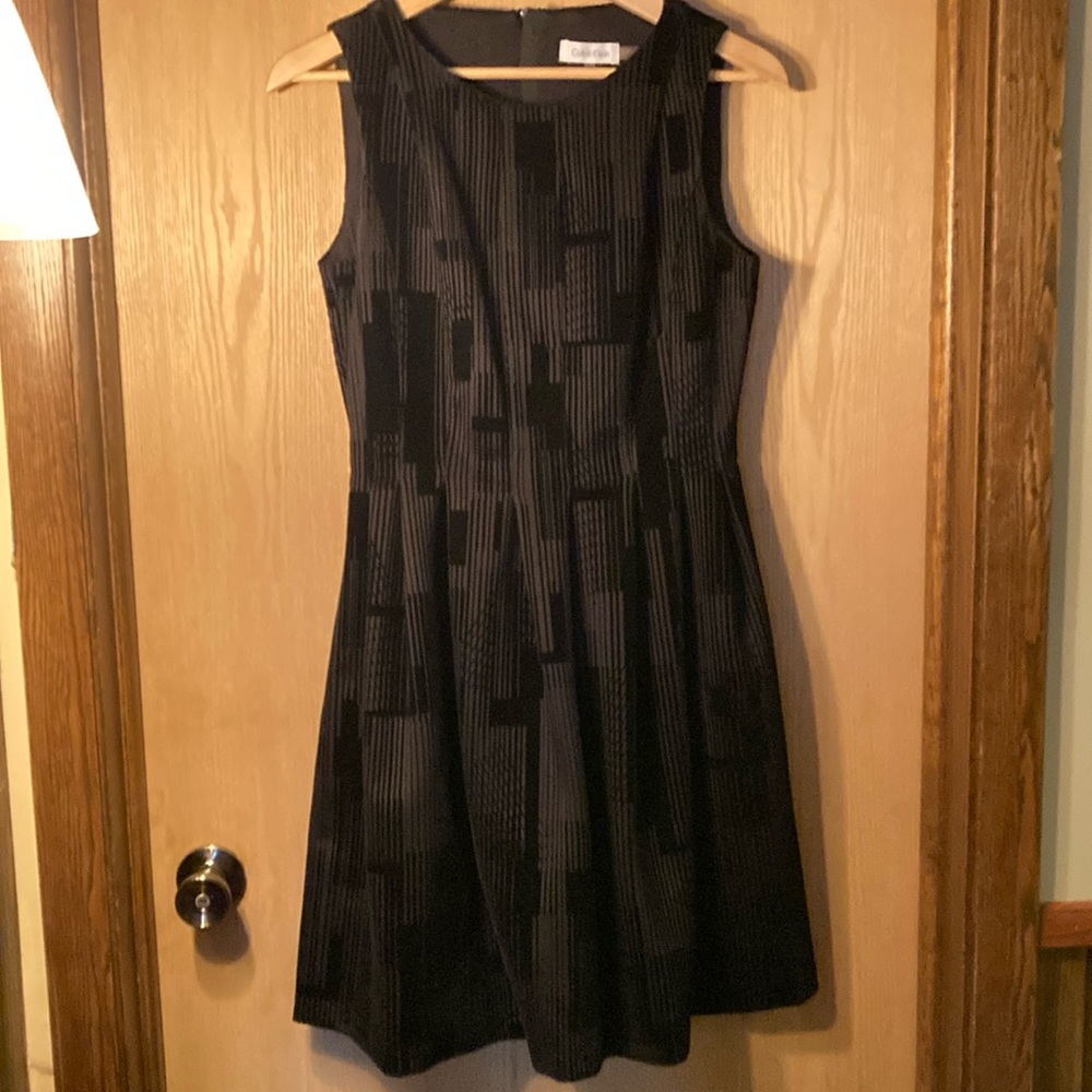 Calvin Klein stretch fit & flare dress, size 10